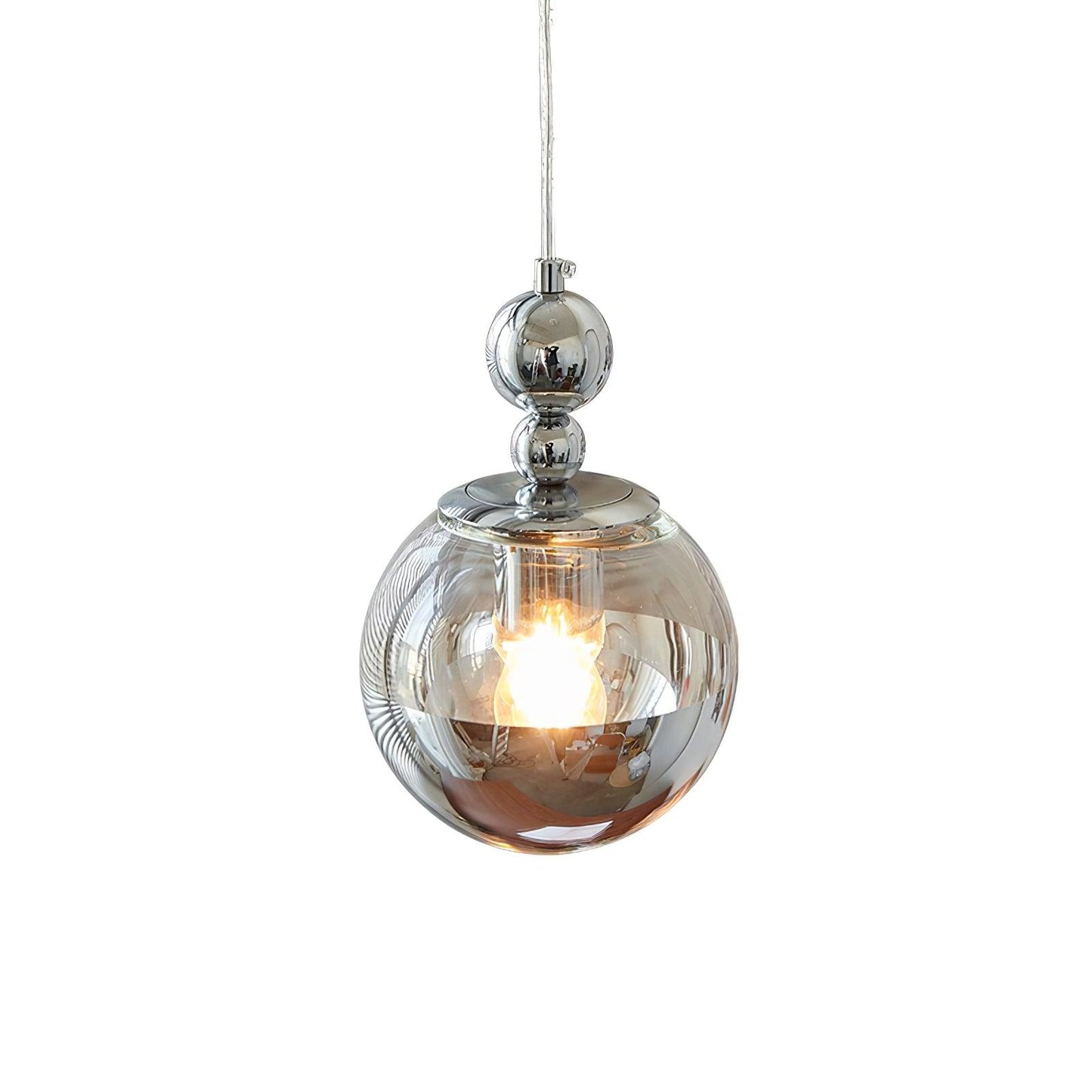 Mirrorball Pendant Light Dia 5.9″ x H 9.8″ / Dia 15cm x H 25cm / Chrome Pendant light