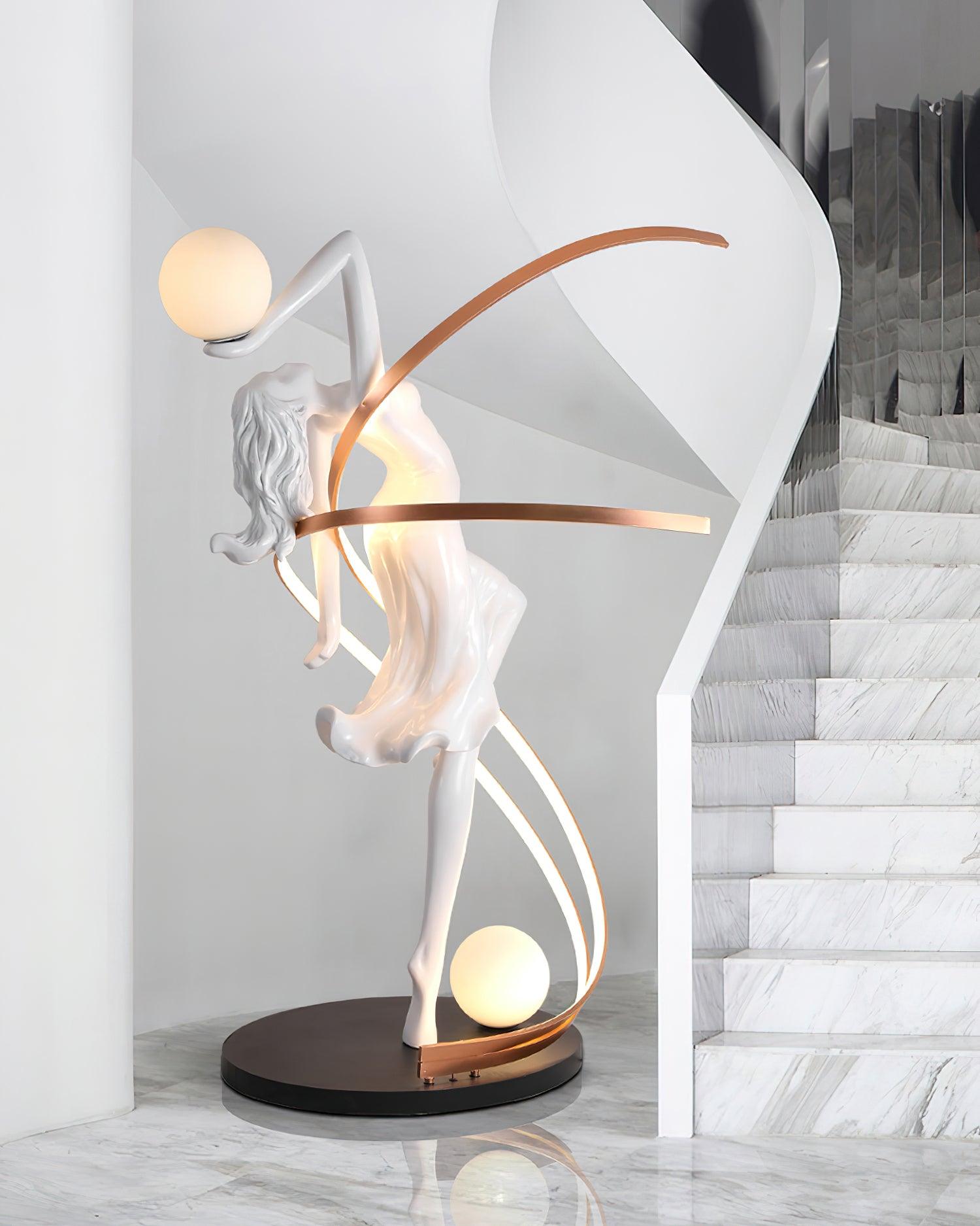 Misha Goddess Statue Floor Lamp Floor lamp