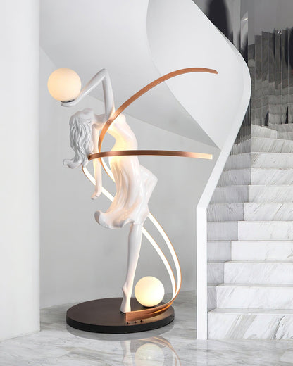 Misha Goddess Statue Floor Lamp Floor lamp