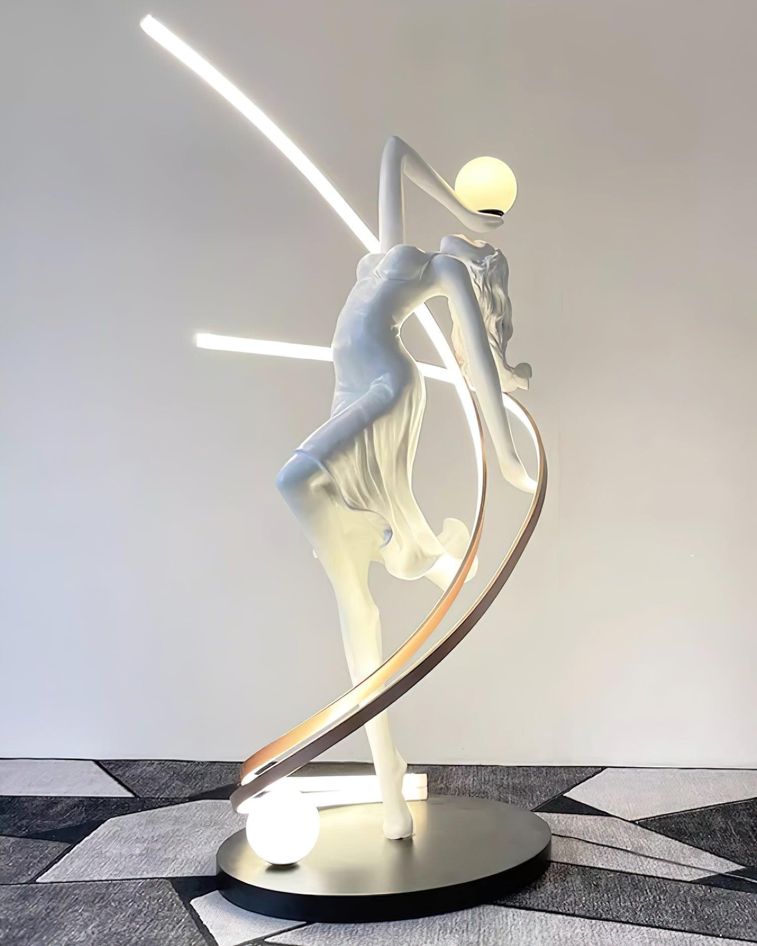 Misha Goddess Statue Floor Lamp Floor lamp