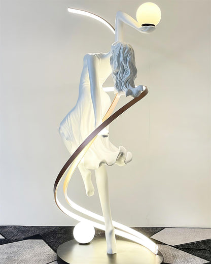 Misha Goddess Statue Floor Lamp Floor lamp
