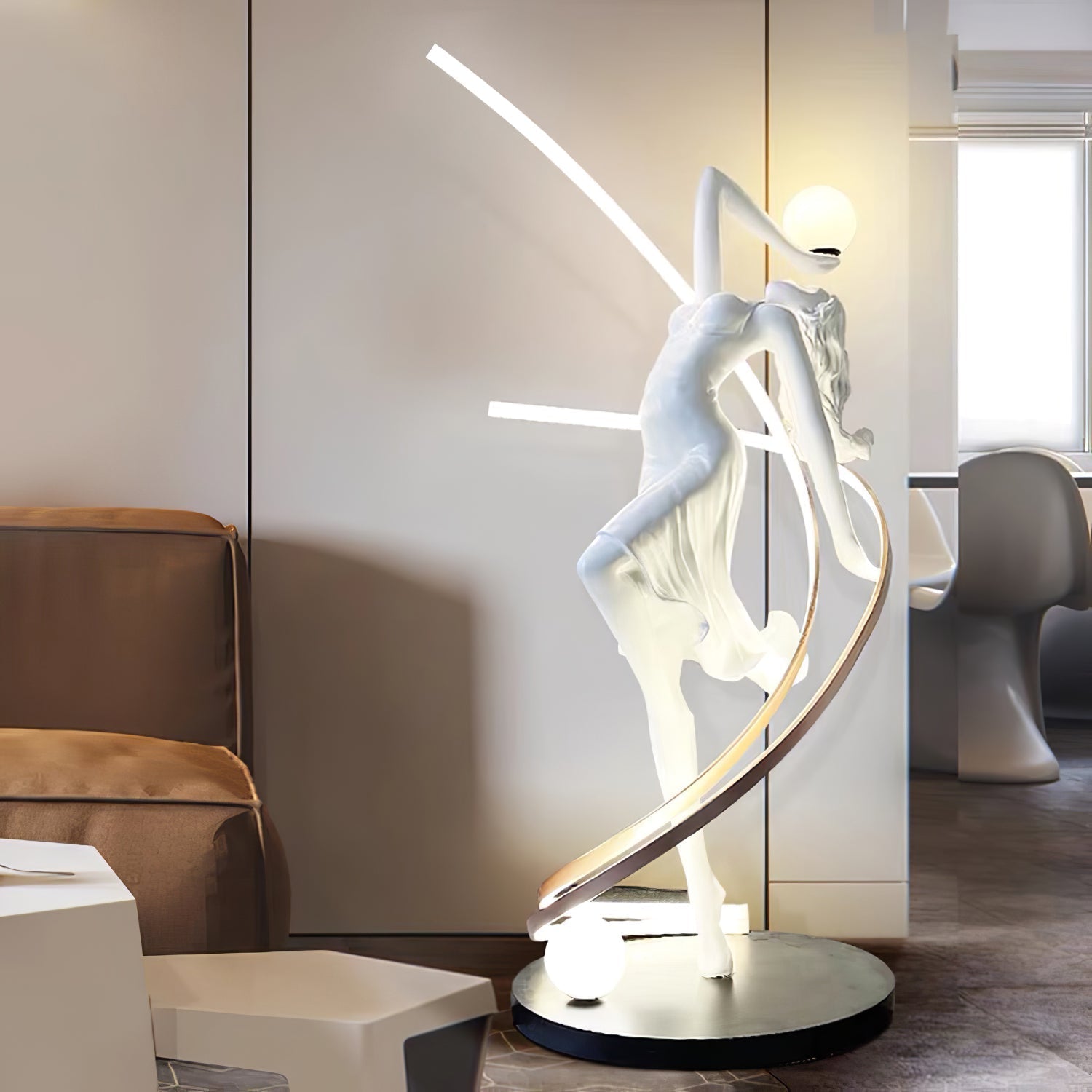 Misha Goddess Statue Floor Lamp Floor lamp