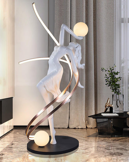 Misha Goddess Statue Floor Lamp Floor lamp