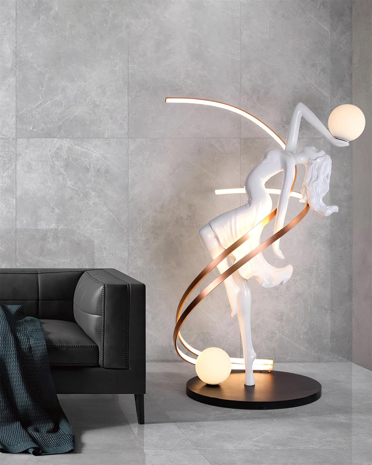 Misha Goddess Statue Floor Lamp Floor lamp