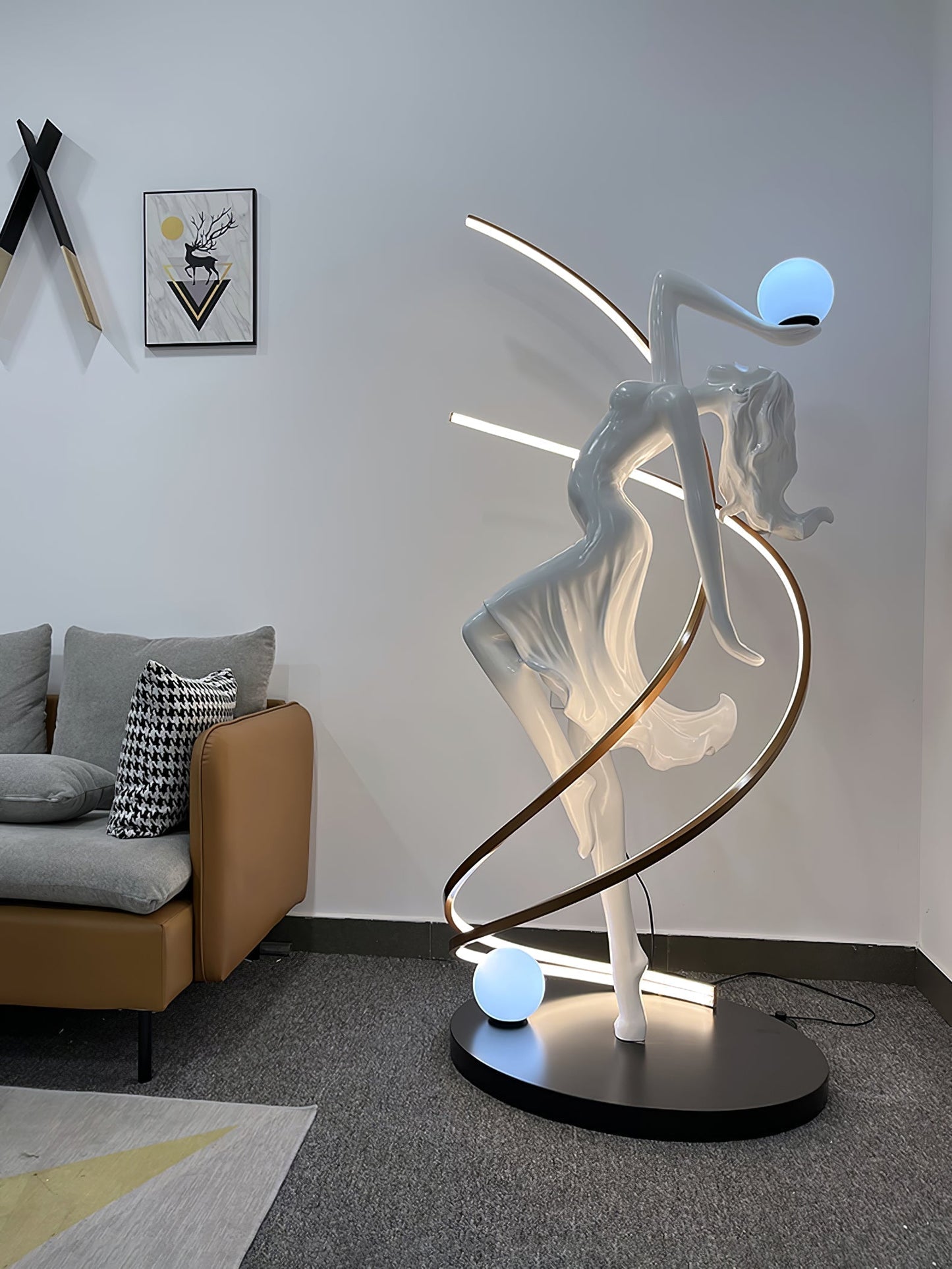 Misha Goddess Statue Floor Lamp Floor lamp