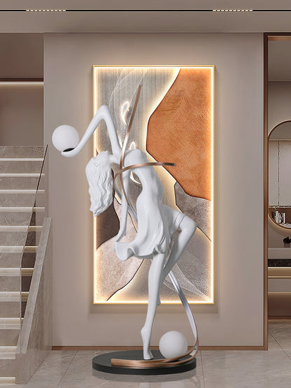 Misha Goddess Statue Floor Lamp Floor lamp