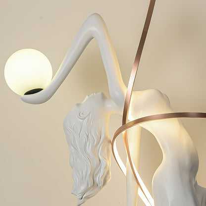 Misha Goddess Statue Floor Lamp Floor lamp