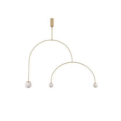 Mobile Chandelier Mobile Chandelier 9 (120cm) / Gold Chandelier