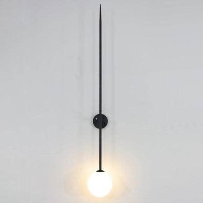 Mobile Wall Lamp Mini Size: Dia 3.9″ x H 19.7″ / Black 1001 Wall lamp