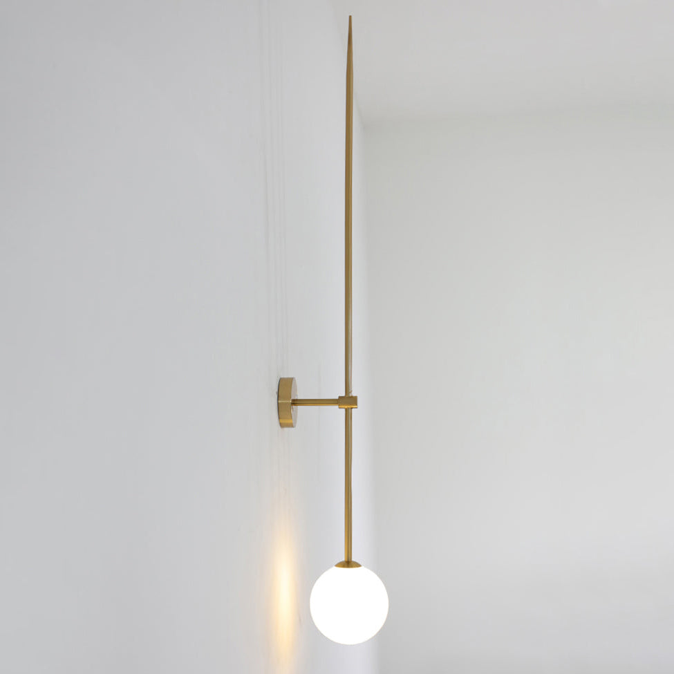 Mobile Wall Lamp Small Size: Dia 4.7″ x H 29.5″ / Gold 1001 Wall lamp