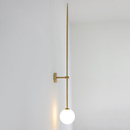 Mobile Wall Lamp Small Size: Dia 4.7″ x H 29.5″ / Gold 1001 Wall lamp
