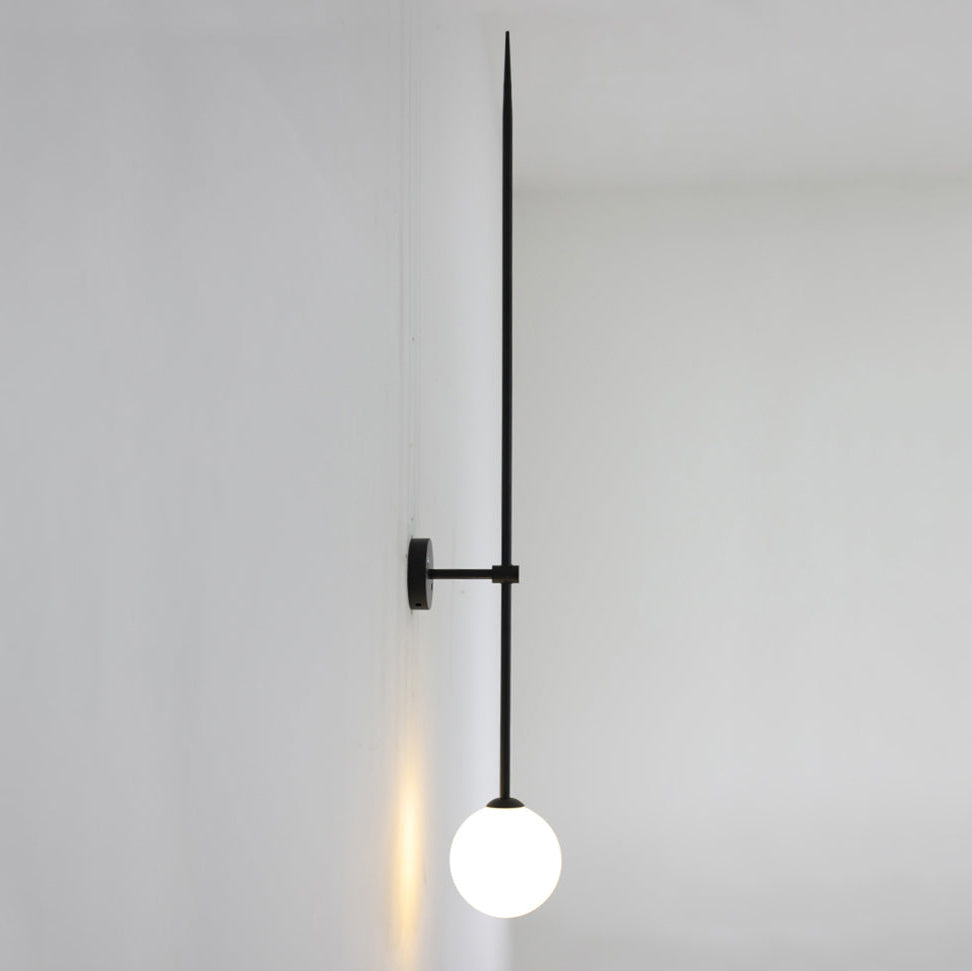 Mobile Wall Lamp Small Size: Dia 4.7″ x H 29.5″ / Black 1001 Wall lamp