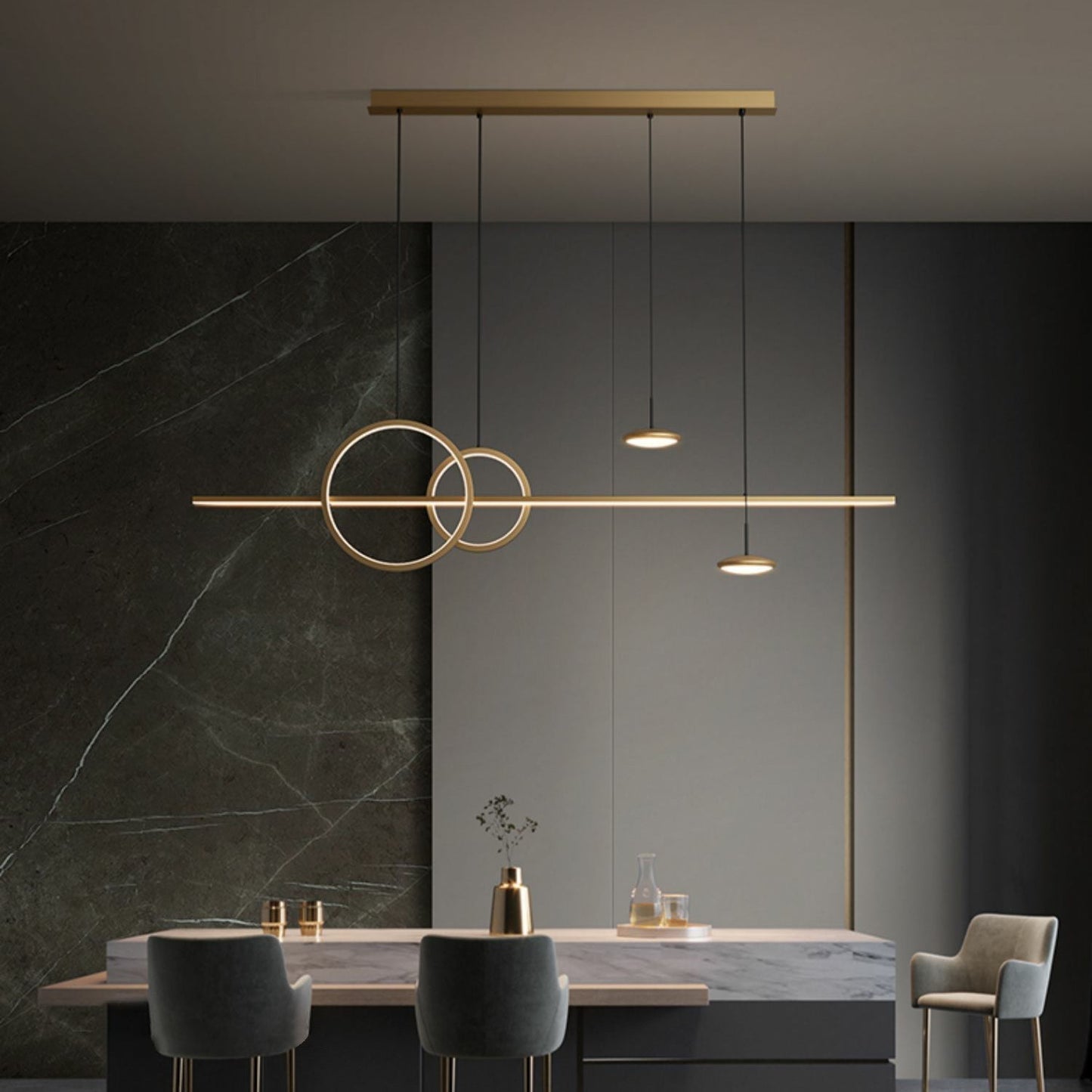 Modern Geometric Shape Chandelier 1001 Chandelier