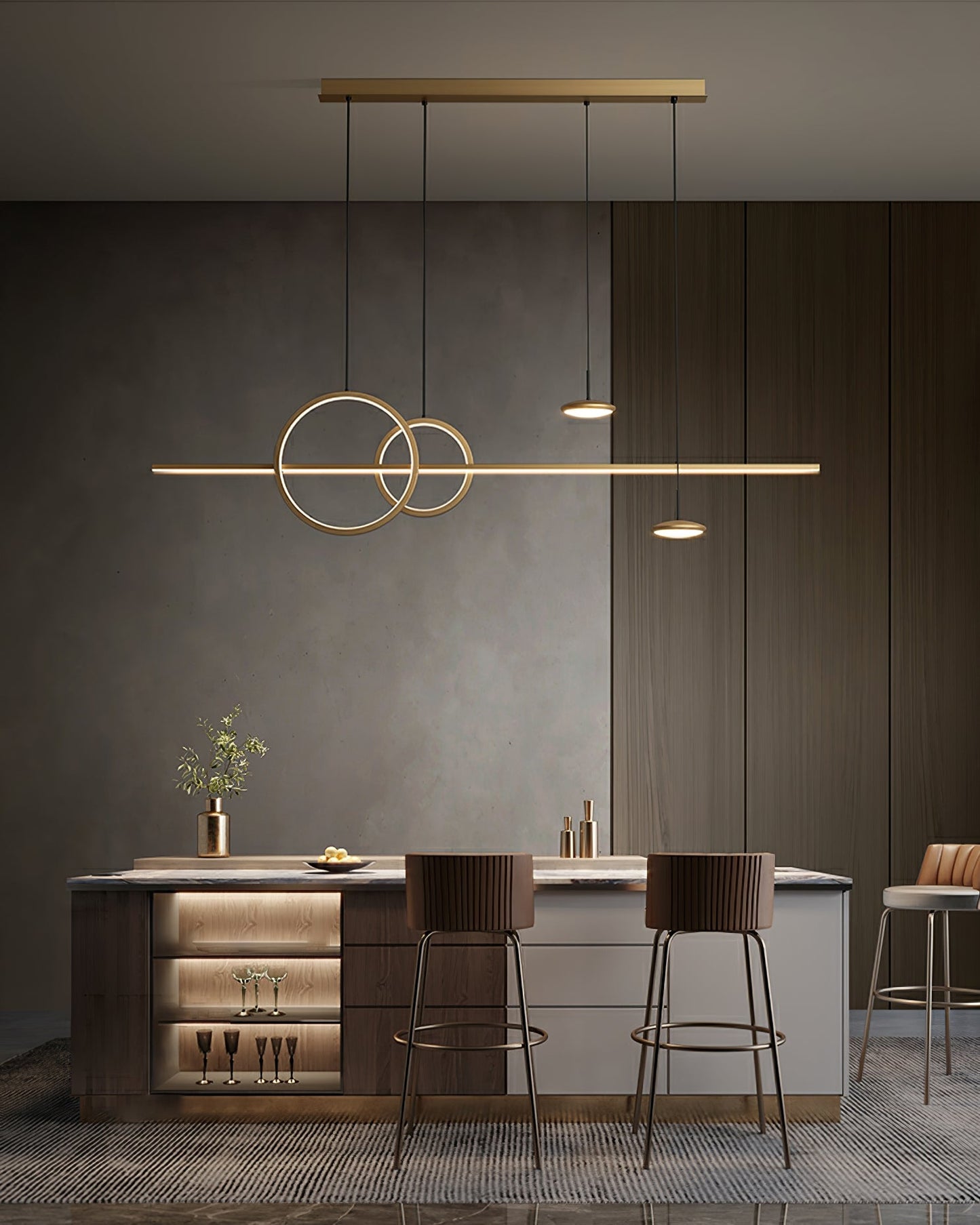 Modern Geometric Shape Chandelier 1001 Chandelier