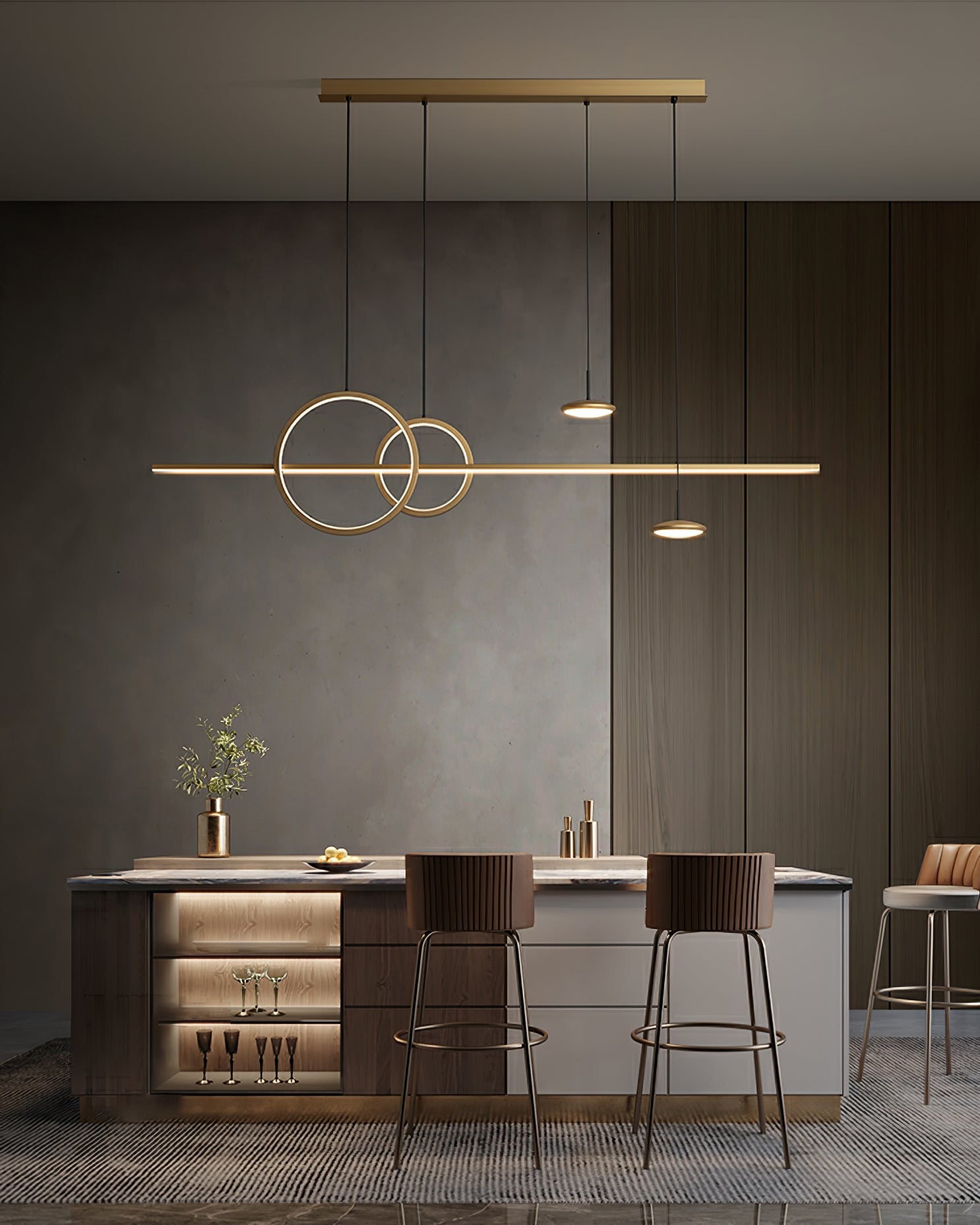 Modern Geometric Shape Chandelier 1001 Chandelier