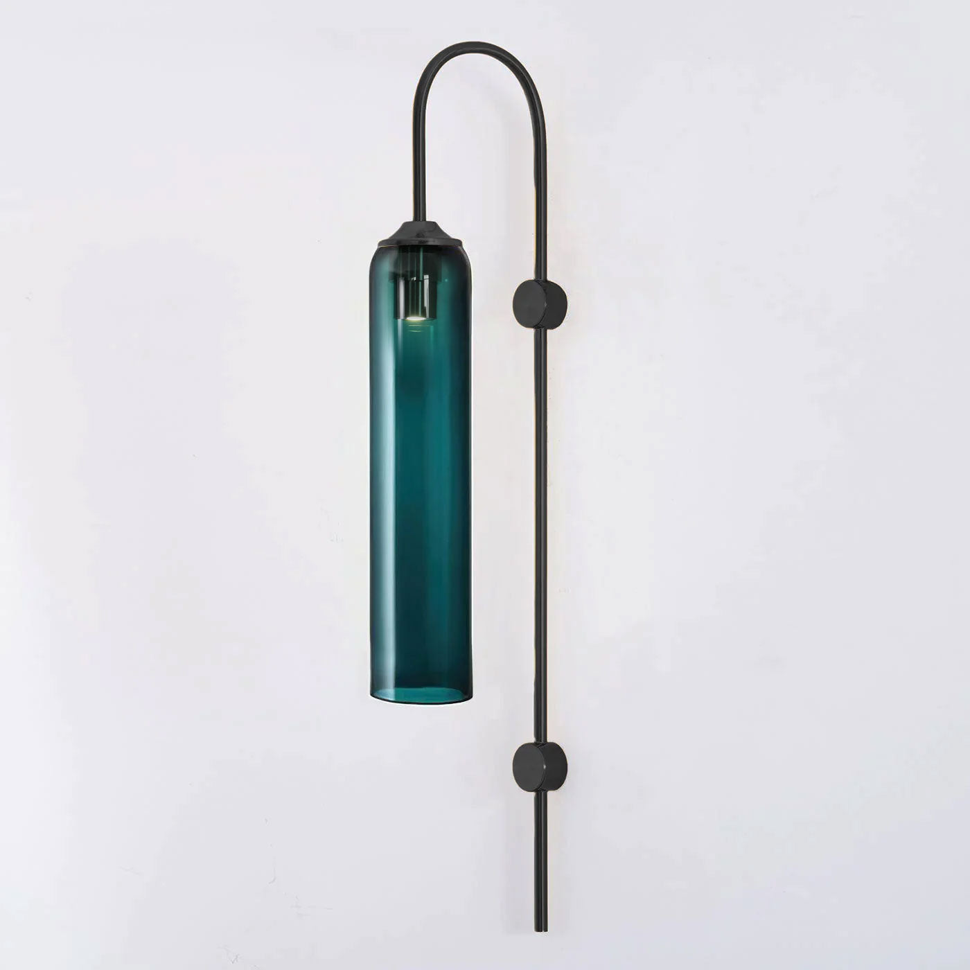 Modern Glass Wall Lamp W 7.5″ x H 31.5″ / W 19cm x H 80cm / Black / Green 1001 Wall lamp
