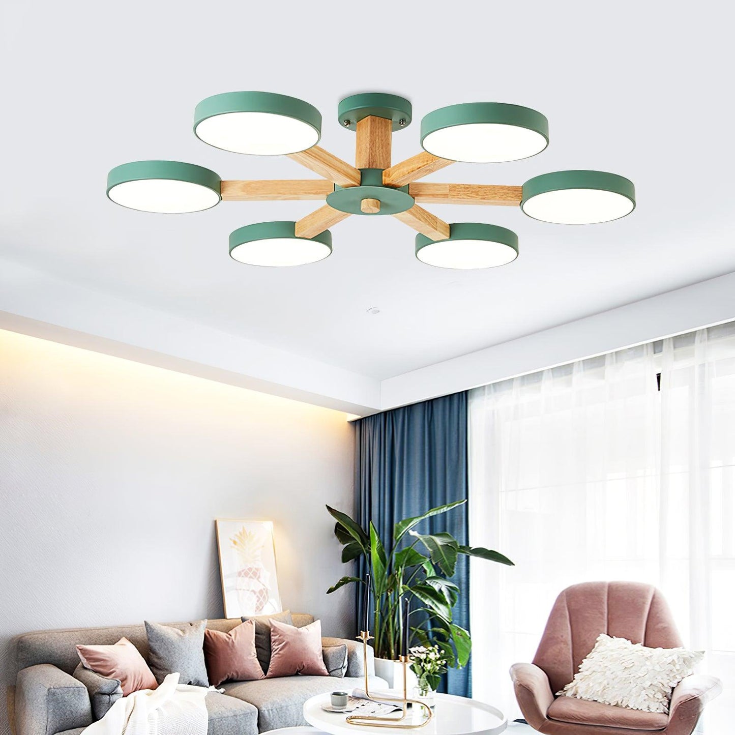 Modern Multi Stem Chandelier Chandelier