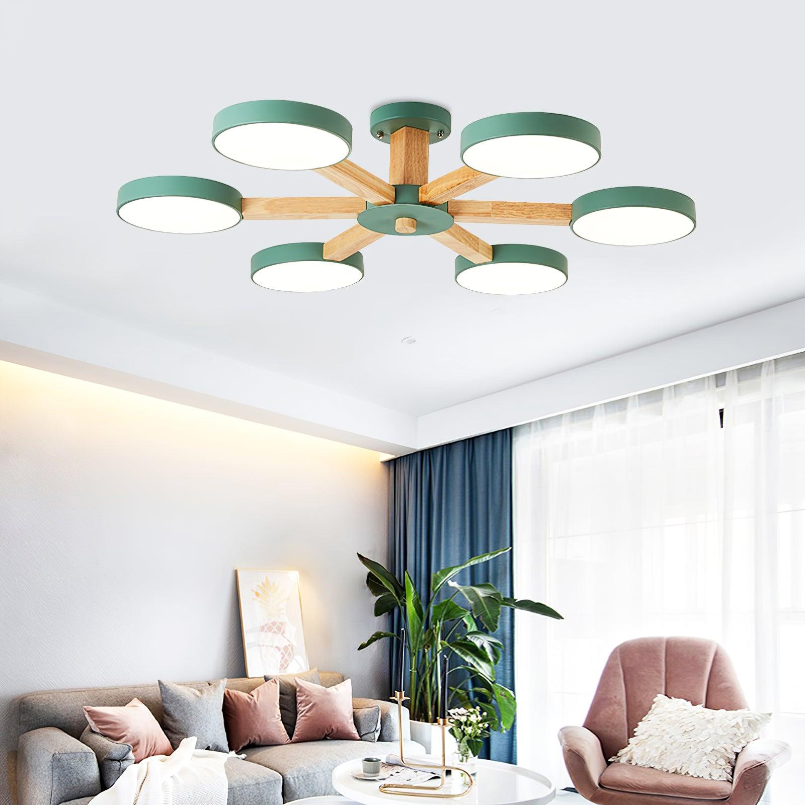 Modern Multi Stem Chandelier Chandelier