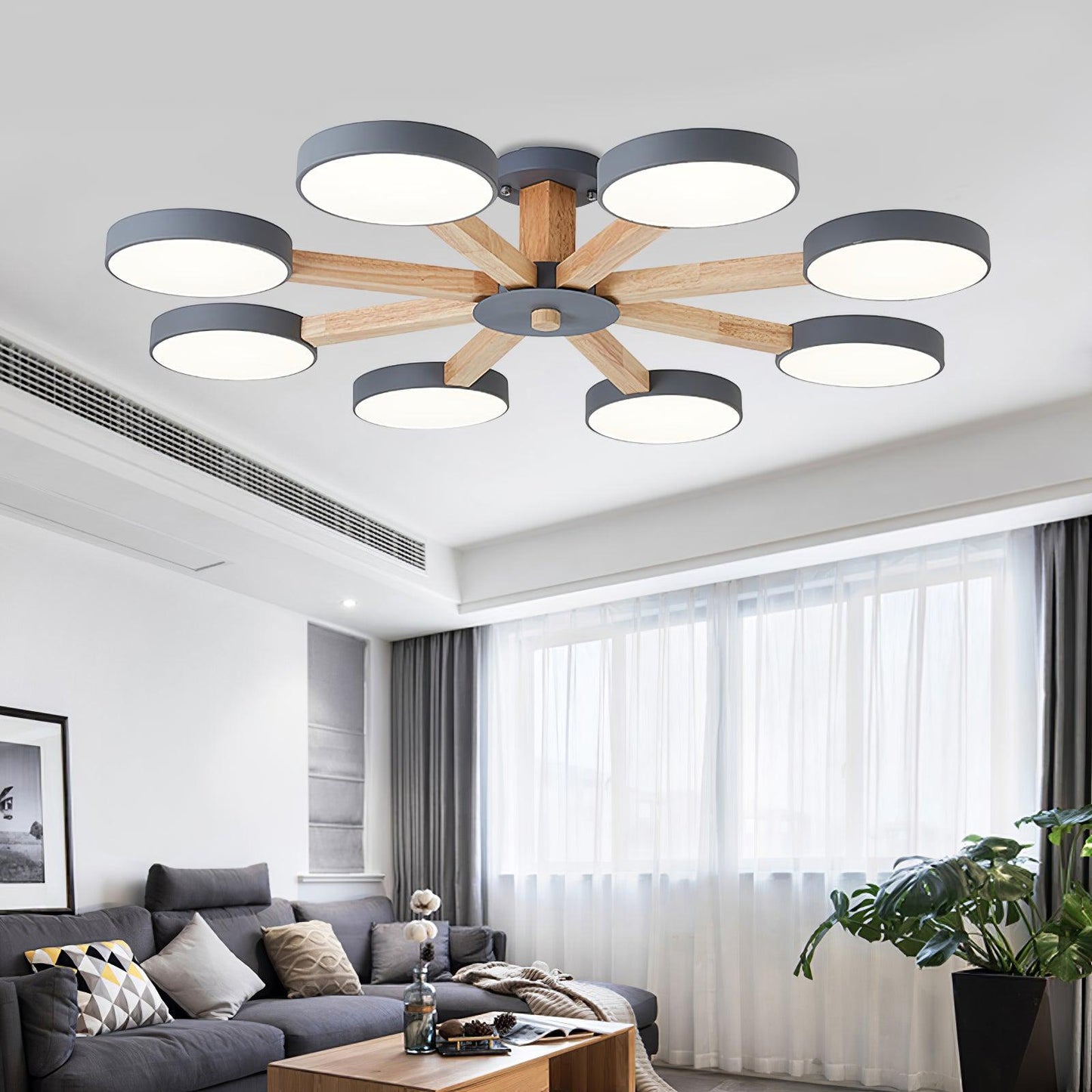 Modern Multi Stem Chandelier Chandelier