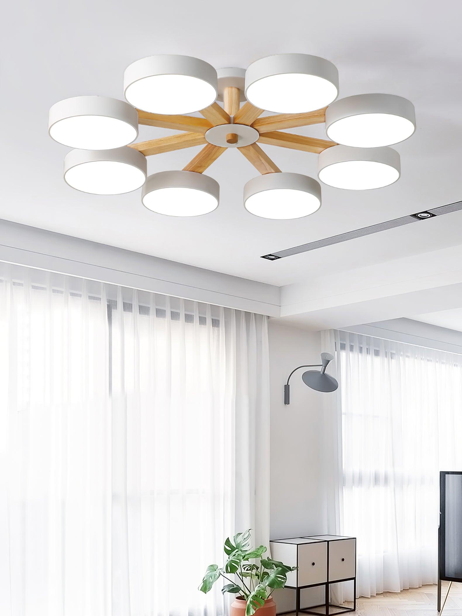 Modern Multi Stem Chandelier Chandelier