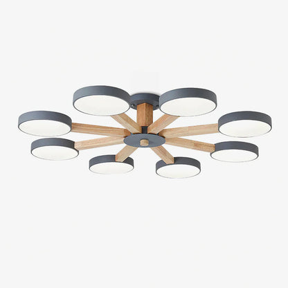 Modern Multi Stem Chandelier Chandelier