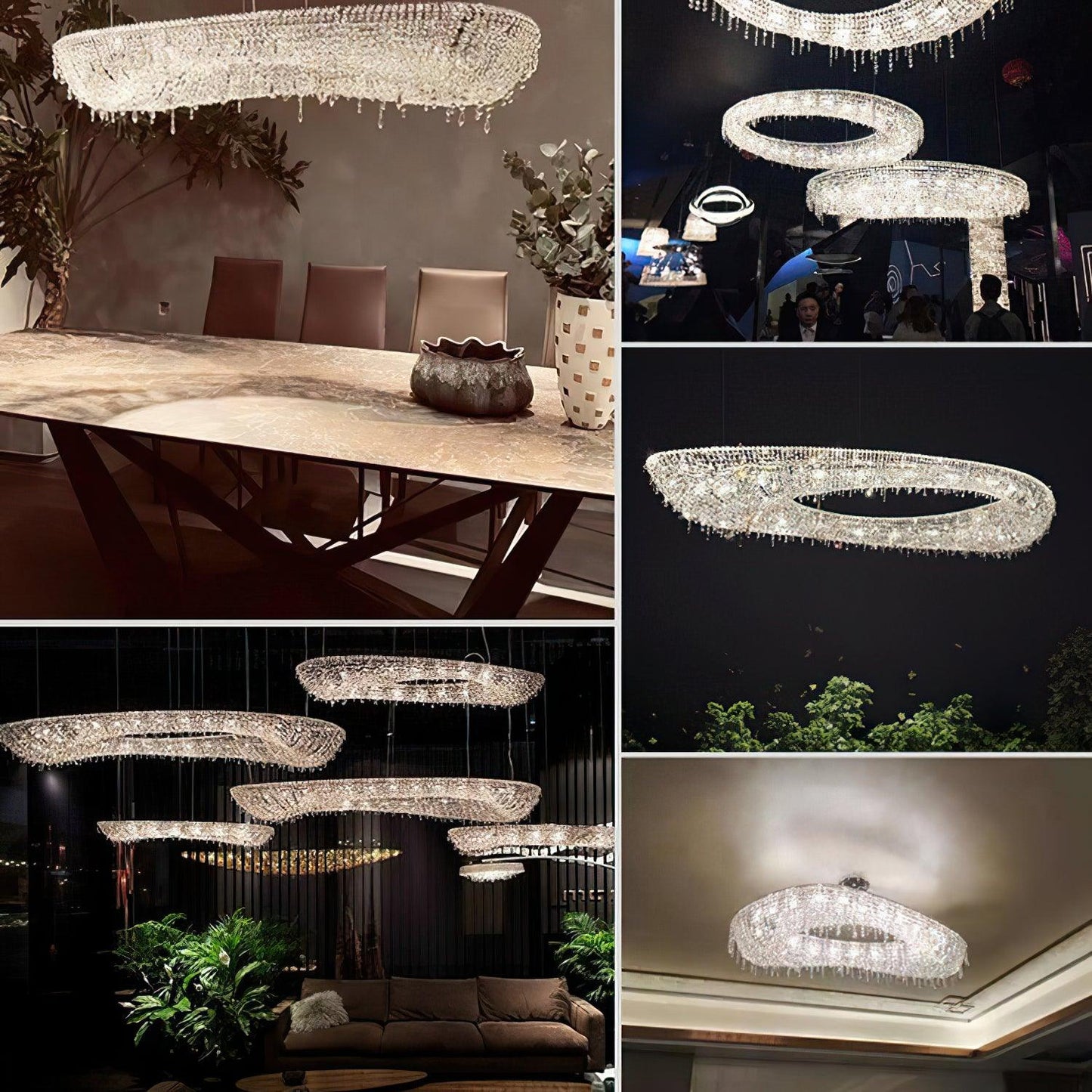 Modern Round Crystal Chandelier Chandelier