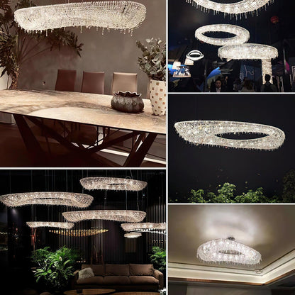 Modern Round Crystal Chandelier Chandelier
