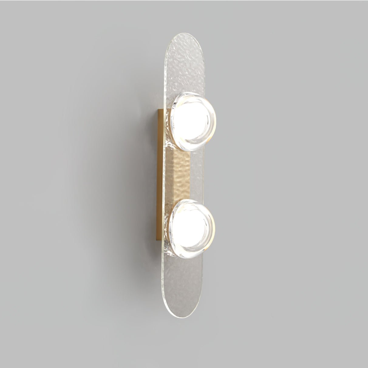 Modulo Brass Wall Light ? 4.7″ x H 18.9″ / Dia 12cm x H 48cm / Brass / 1 Piece Wall lamp