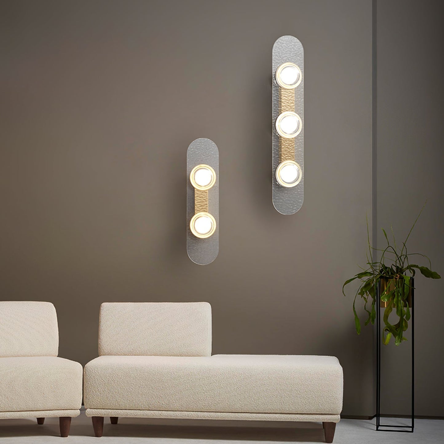 Modulo Brass Wall Light Wall lamp