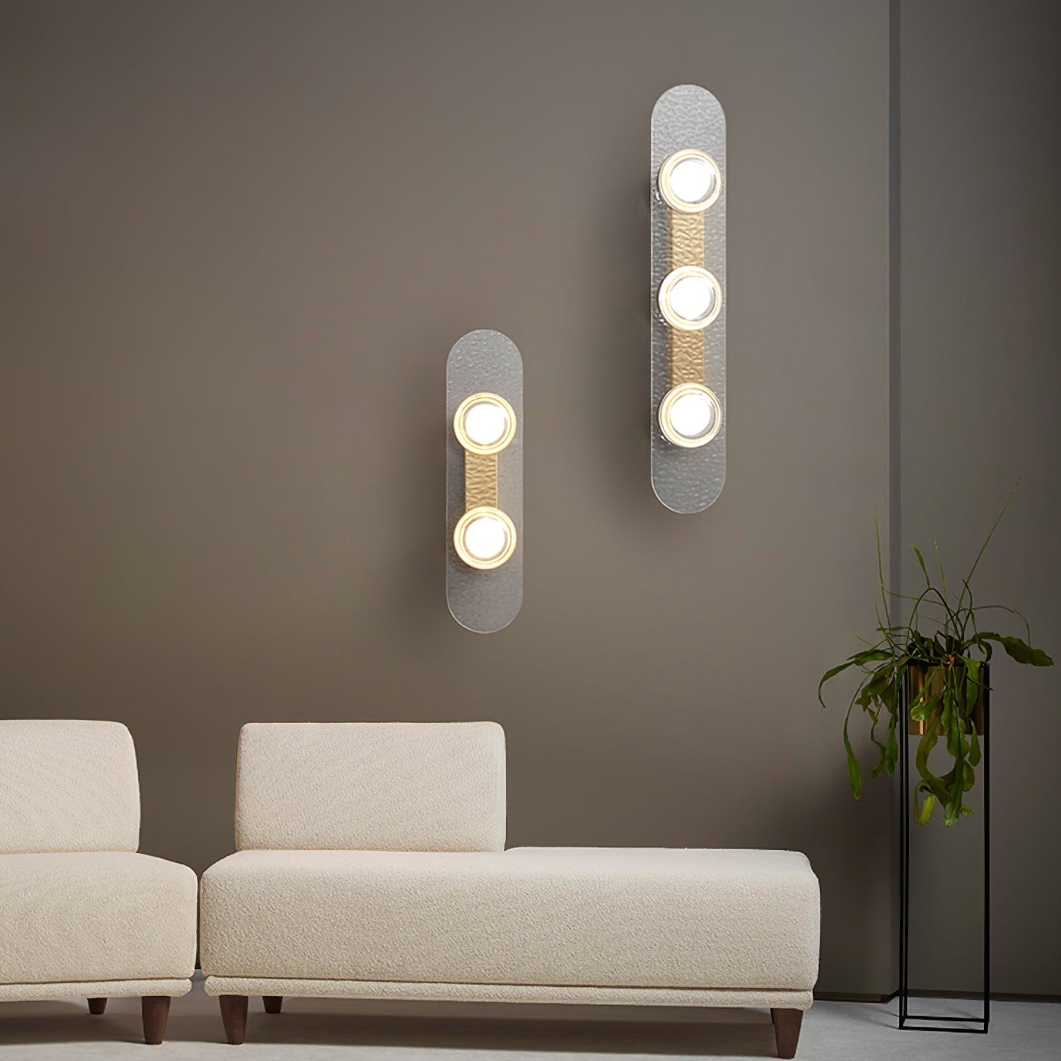 Modulo Brass Wall Light Wall lamp