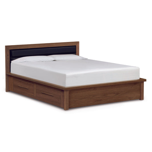 Copeland Moduluxe Storage Bed with Upholstery Headboard (King) - Sunbrella Upholstery