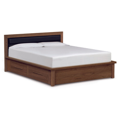 Copeland Moduluxe Storage Bed with Upholstery Headboard (King) - Grade A/B/Ultra-leaather/Leather/COM