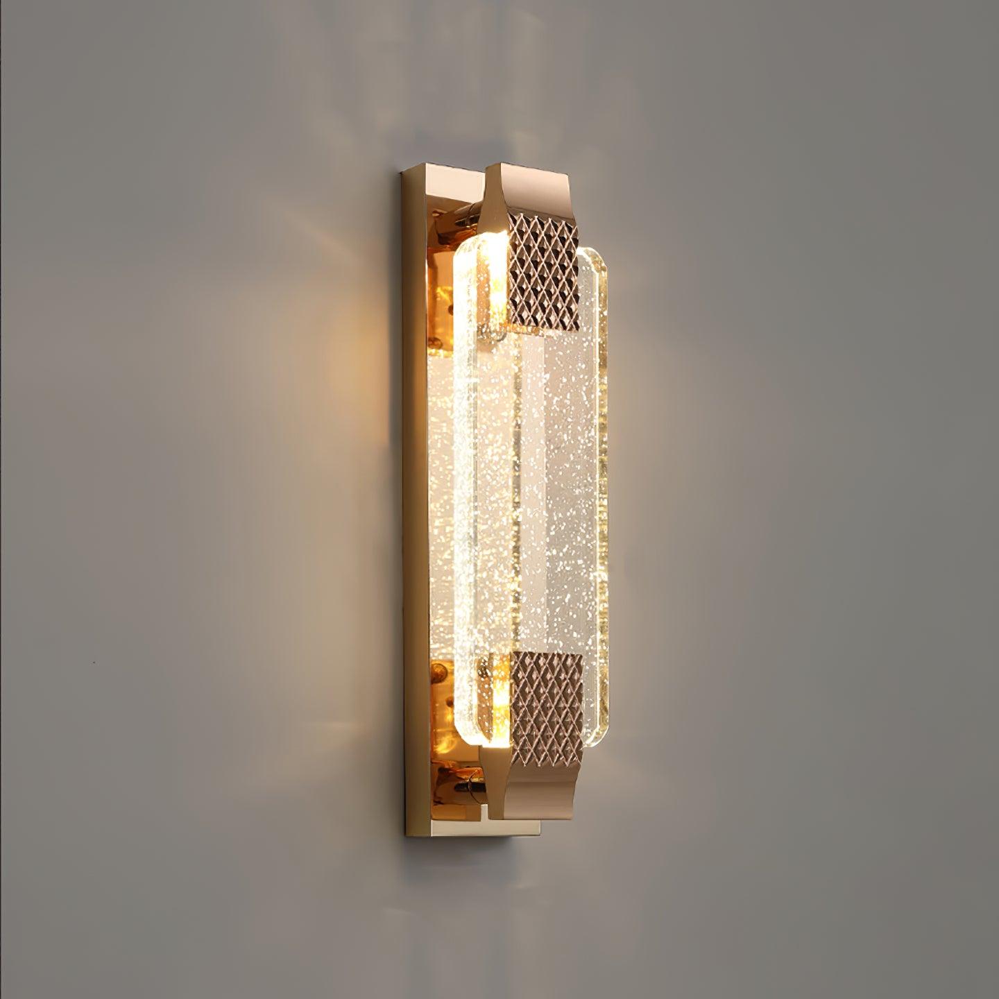 Moet Sconce ? 3.9″ x H 15.7″ / Dia 10cm x H 40cm / Gold / Warm Light Wall lamp