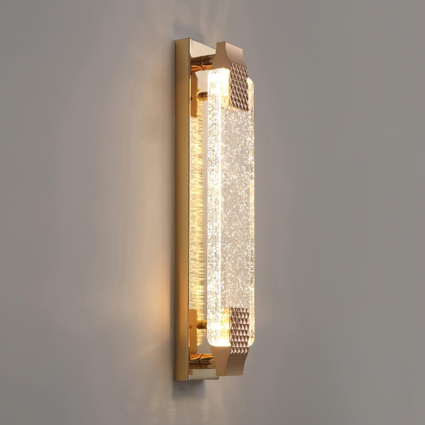 Moet Sconce ? 3.9″ x H 23.6″ / Dia 10cm x H 60cm / Gold / Warm Light Wall lamp