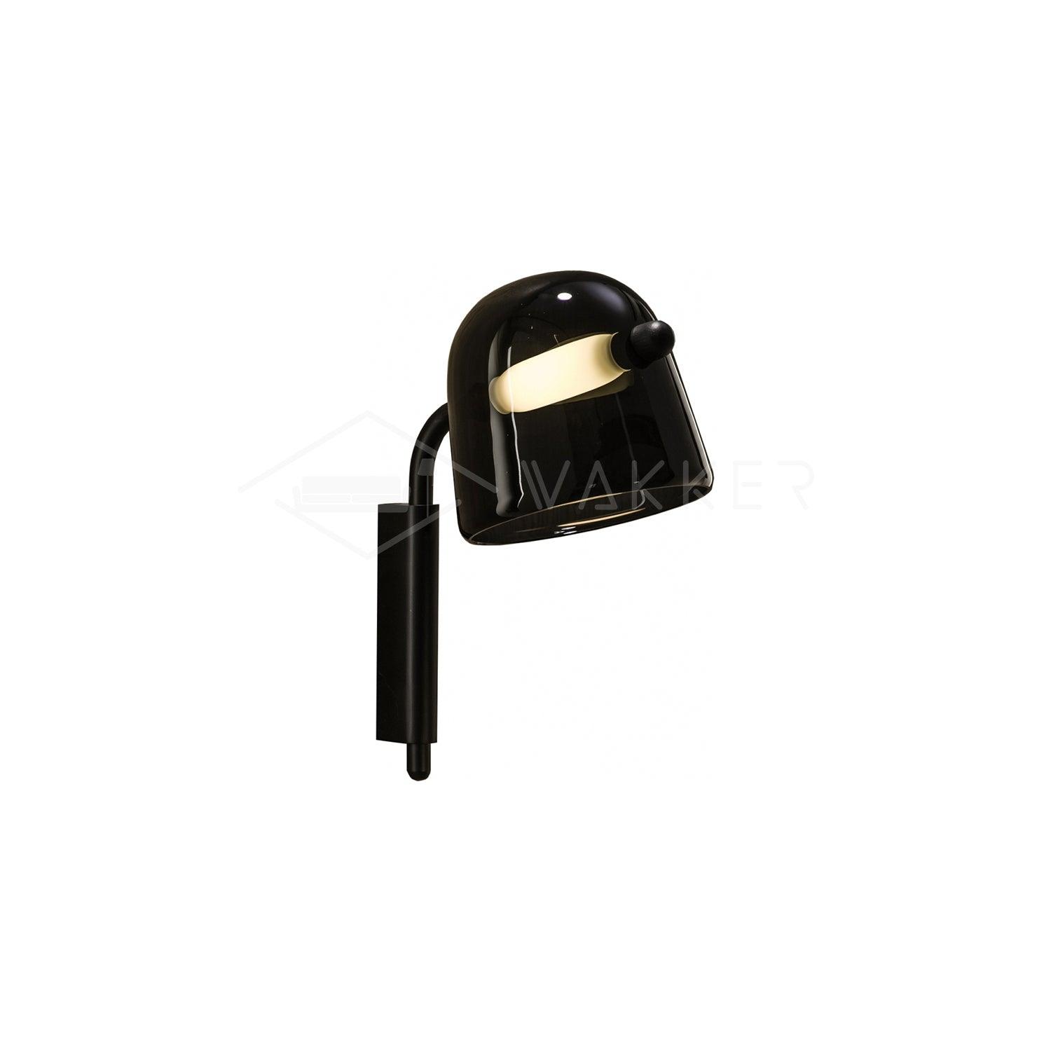 Mona Wall Lamp ? 7.9″ x H 13.8″ / Dia 20cm x H 35cm / Black / Cold white Wall lamp