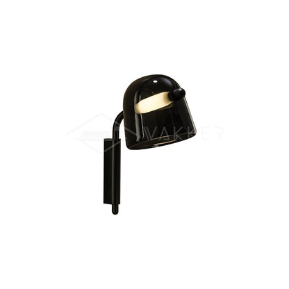 Mona Wall Lamp ? 7.9″ x H 13.8″ / Dia 20cm x H 35cm / Black / Cold white Wall lamp