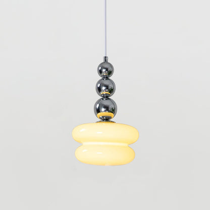 Monette Pendant Light Dia 7.9″ x H 11.8″ / Dia 20cm x H 30cm / Chrome & Yellow Pendant light