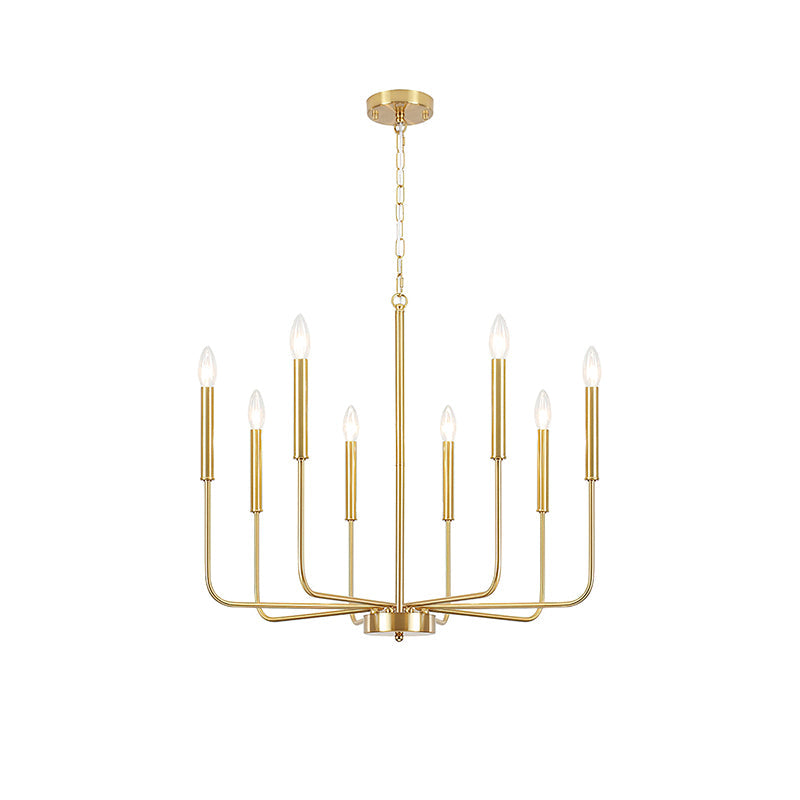 Monroe Chandelier 8 Heads ? 30.7″ x H 19.7″/ Dia 78cm x H 50cm / Brass Chandelier