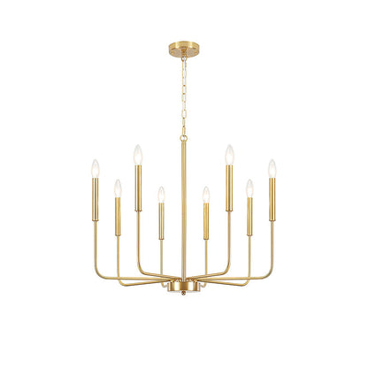 Monroe Chandelier 8 Heads ? 30.7″ x H 19.7″/ Dia 78cm x H 50cm / Brass Chandelier