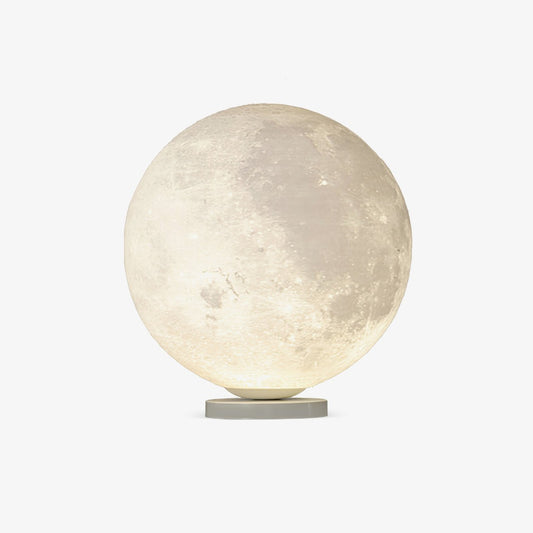 Moon Table Lamp Dia 23.6″ x H 23.6″ / White & Warm Light / US Plug Table lamp