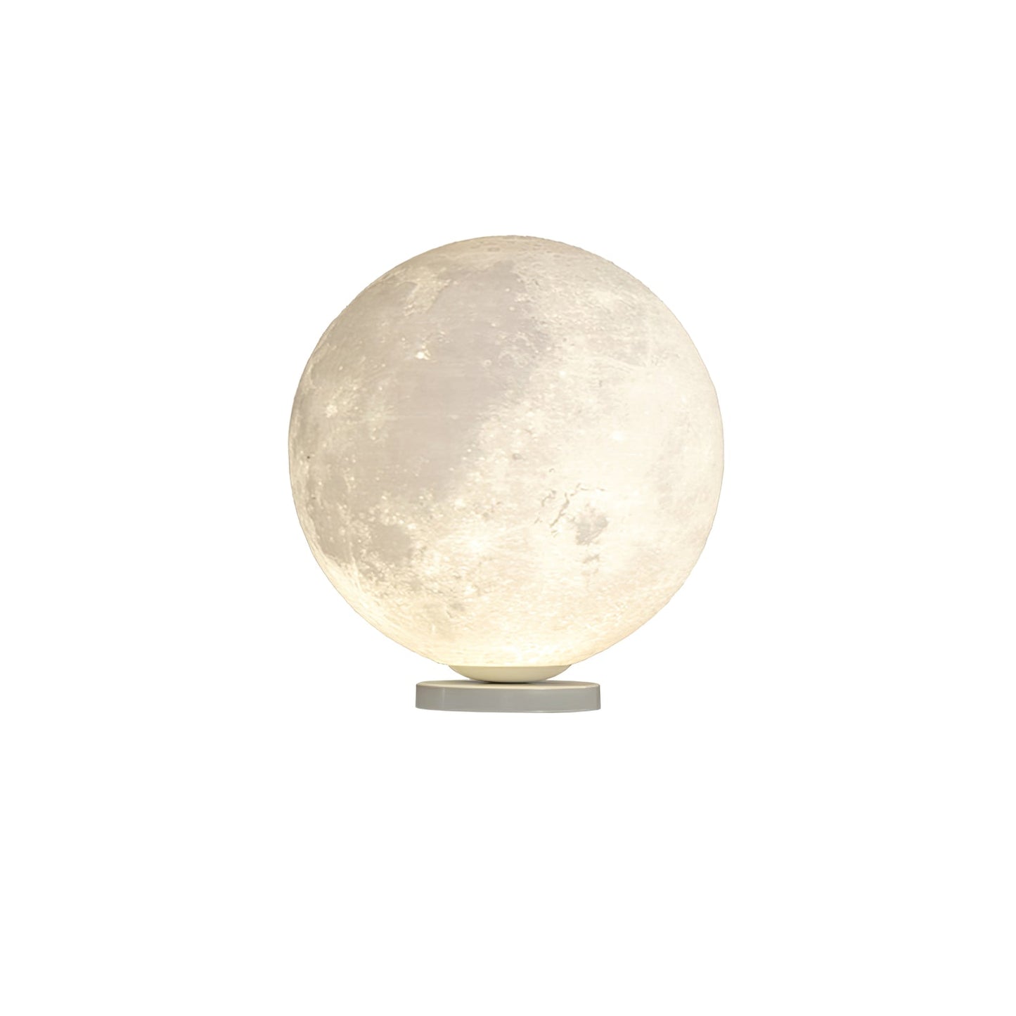 Moon Table Lamp Dia 11.8″ x H 11.8″ / White & Warm Light / US Plug Table lamp