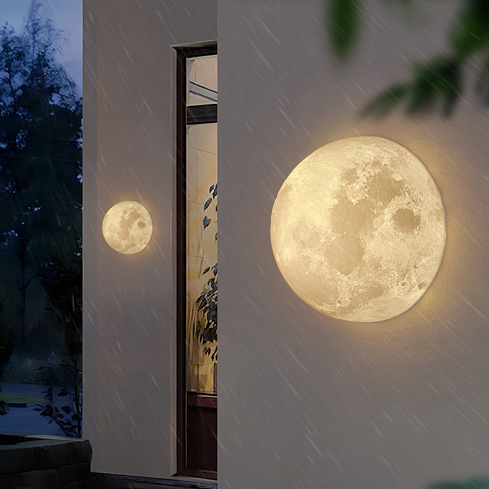 Moon 3D Wall Lamp Wall lamp