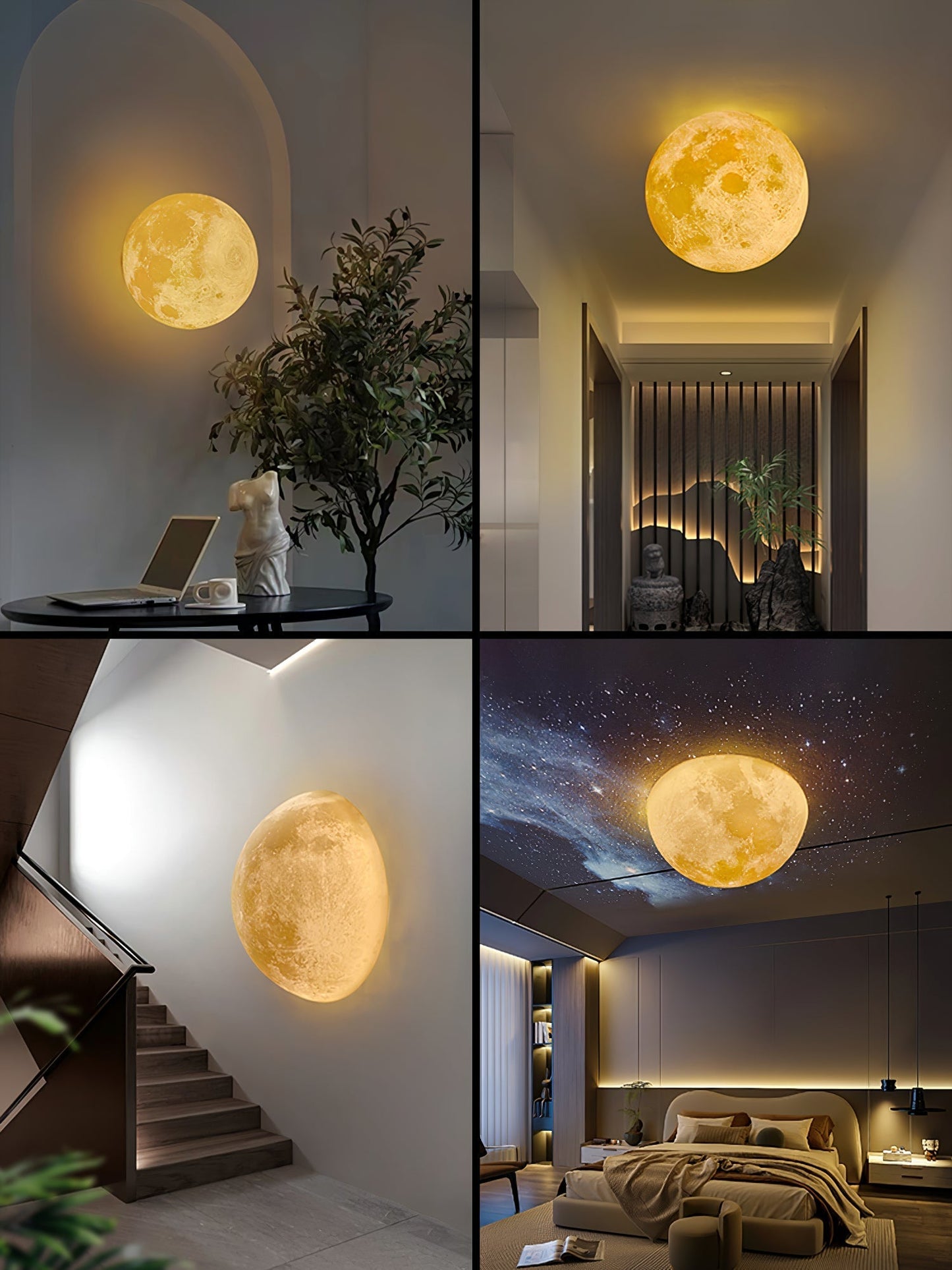 Moon 3D Wall Lamp Wall lamp