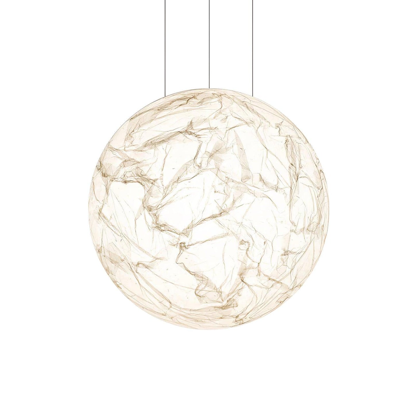 Moon Silk Pendant Lamp Dia 31.5″ x H 31.5″ / Dia 80cm x H 80cm / White Pendant light