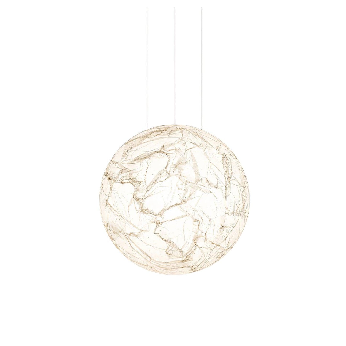 Moon Silk Pendant Lamp Dia 19.7″ x H 19.7″ / Dia 50cm x H 50cm / White Pendant light