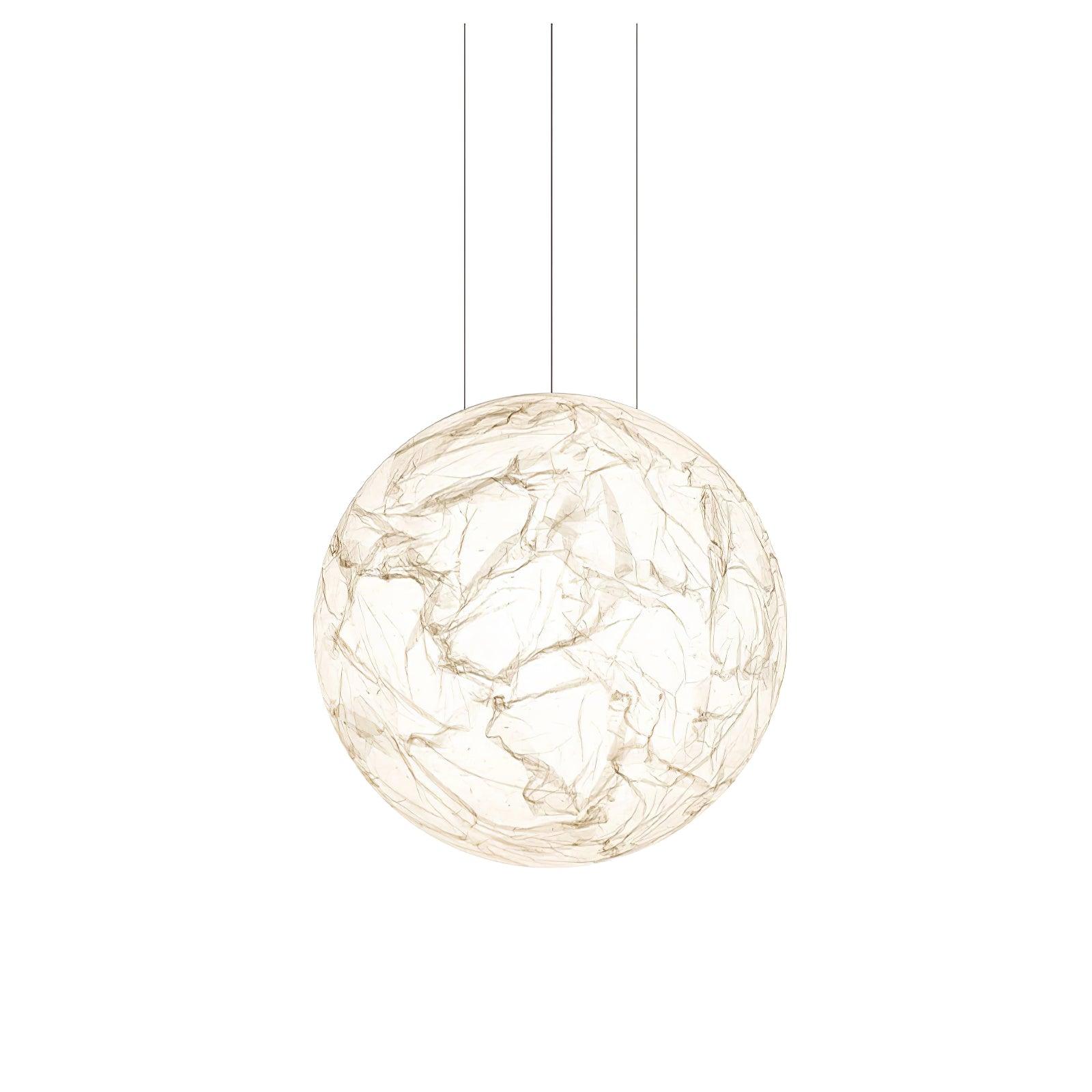Moon Silk Pendant Lamp Dia 19.7″ x H 19.7″ / Dia 50cm x H 50cm / White Pendant light