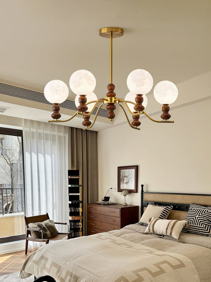 Moonlit Globe Chandelier Chandelier