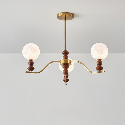Moonlit Globe Chandelier Chandelier