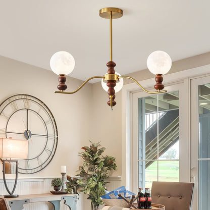 Moonlit Globe Chandelier Chandelier