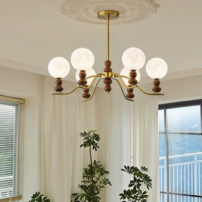 Moonlit Globe Chandelier Chandelier